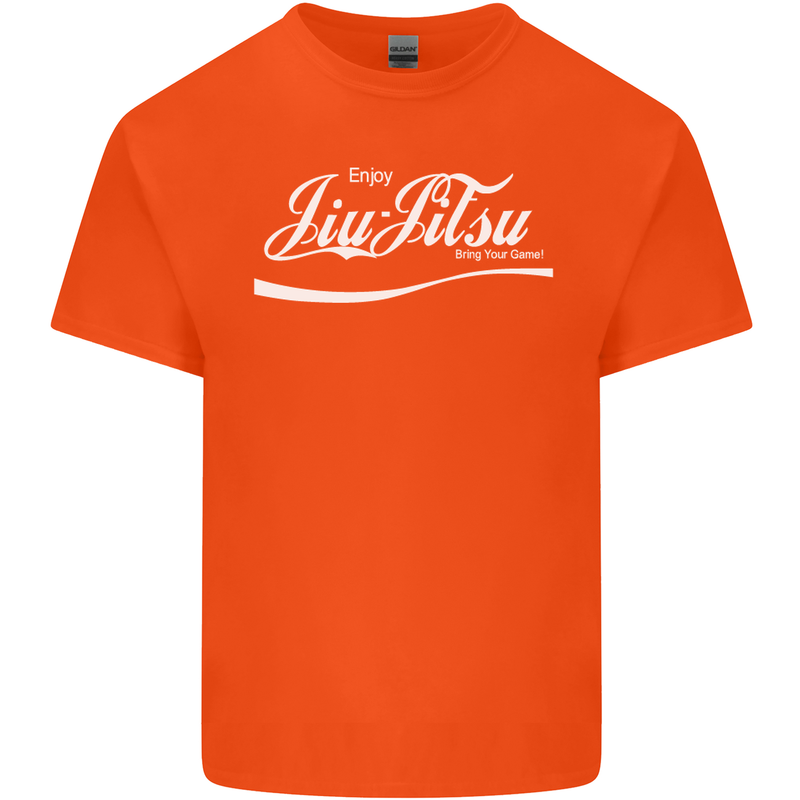 Enjoy Jiu Jitsu MMA Mixed Martial Art Funny Kids T-Shirt Childrens Orange