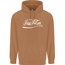 Enjoy Jiu Jitsu MMA Mixed Martial Art Funny Mens 80% Cotton Hoodie Caramel Latte