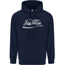 Enjoy Jiu Jitsu MMA Mixed Martial Art Funny Mens 80% Cotton Hoodie Navy Blue