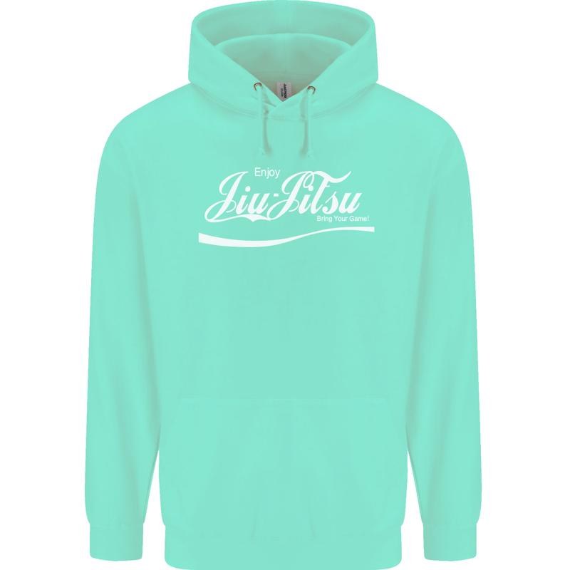 Enjoy Jiu Jitsu MMA Mixed Martial Art Funny Mens 80% Cotton Hoodie Peppermint