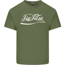 Enjoy Jiu Jitsu MMA Mixed Martial Art Funny Mens Cotton T-Shirt Tee Top Military Green