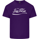 Enjoy Jiu Jitsu MMA Mixed Martial Art Funny Mens Cotton T-Shirt Tee Top Purple