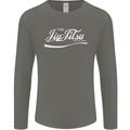 Enjoy Jiu Jitsu MMA Mixed Martial Art Funny Mens Long Sleeve T-Shirt Charcoal