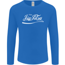 Enjoy Jiu Jitsu MMA Mixed Martial Art Funny Mens Long Sleeve T-Shirt Royal Blue