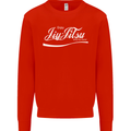 Enjoy Jiu Jitsu MMA Mixed Martial Art Funny Mens Sweatshirt Jumper Bright Red