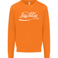 Enjoy Jiu Jitsu MMA Mixed Martial Art Funny Mens Sweatshirt Jumper Orange