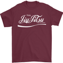 Enjoy Jiu Jitsu MMA Mixed Martial Art Funny Mens T-Shirt Cotton Gildan Maroon