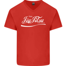 Enjoy Jiu Jitsu MMA Mixed Martial Art Funny Mens V-Neck Cotton T-Shirt Red