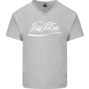 Enjoy Jiu Jitsu MMA Mixed Martial Art Funny Mens V-Neck Cotton T-Shirt Sports Grey