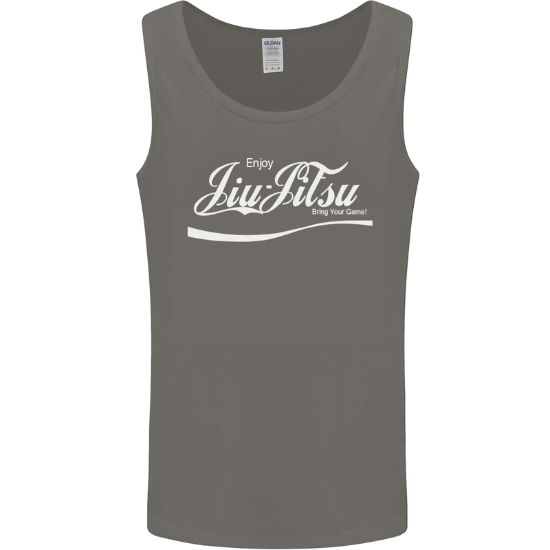 Enjoy Jiu Jitsu MMA Mixed Martial Art Funny Mens Vest Tank Top Charcoal