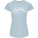 Enjoy Jiu Jitsu MMA Mixed Martial Art Funny Womens Petite Cut T-Shirt Light Blue
