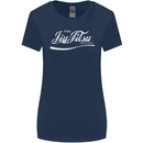 Enjoy Jiu Jitsu MMA Mixed Martial Art Funny Womens Wider Cut T-Shirt Navy Blue