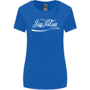 Enjoy Jiu Jitsu MMA Mixed Martial Art Funny Womens Wider Cut T-Shirt Royal Blue