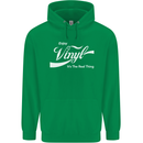 Enjoy Vinyl DJ DJing Decks Turntable Funny Childrens Kids Hoodie Irish Green
