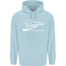 Enjoy Vinyl DJ DJing Decks Turntable Funny Childrens Kids Hoodie Light Blue