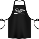Enjoy Vinyl DJ DJing Decks Turntable Funny Cotton Apron 100% Organic Black
