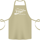 Enjoy Vinyl DJ DJing Decks Turntable Funny Cotton Apron 100% Organic Khaki