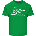 Enjoy Vinyl DJ DJing Decks Turntable Funny Mens Cotton T-Shirt Tee Top Irish Green