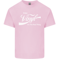 Enjoy Vinyl DJ DJing Decks Turntable Funny Mens Cotton T-Shirt Tee Top Light Pink