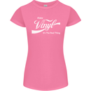 Enjoy Vinyl DJ DJing Decks Turntable Funny Womens Petite Cut T-Shirt Azalea