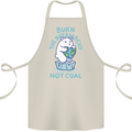 Environment Burn the Patriachy Not Coal Cotton Apron 100% Organic Natural