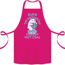 Environment Burn the Patriachy Not Coal Cotton Apron 100% Organic Pink