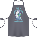Environment Burn the Patriachy Not Coal Cotton Apron 100% Organic Steel