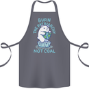 Environment Burn the Patriachy Not Coal Cotton Apron 100% Organic Steel