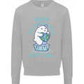 Environment Burn the Patriachy Not Coal Kids Sweatshirt Jumper Sports Grey