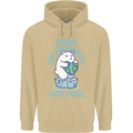 Environment Burn the Patriachy Not Coal Mens 80% Cotton Hoodie Sand