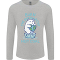 Environment Burn the Patriachy Not Coal Mens Long Sleeve T-Shirt Sports Grey