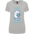 Environment Burn the Patriachy Not Coal Womens Wider Cut T-Shirt Sports Grey