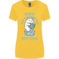 Environment Burn the Patriachy Not Coal Womens Wider Cut T-Shirt Yellow