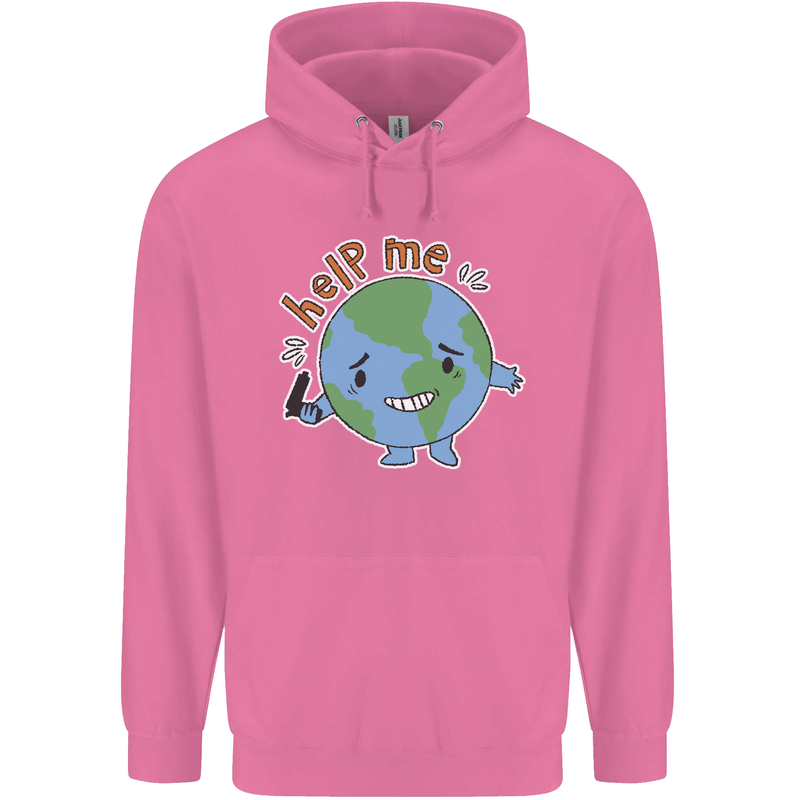 Environment Help Me Climate Change Childrens Kids Hoodie Azalea