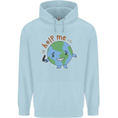 Environment Help Me Climate Change Childrens Kids Hoodie Light Blue