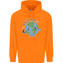 Environment Help Me Climate Change Childrens Kids Hoodie Orange