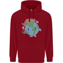 Environment Help Me Climate Change Childrens Kids Hoodie Red