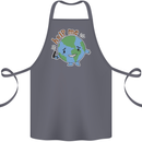 Environment Help Me Climate Change Cotton Apron 100% Organic Steel