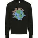 Environment Help Me Climate Change Kids Sweatshirt Jumper Black
