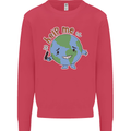 Environment Help Me Climate Change Kids Sweatshirt Jumper Heliconia