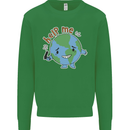 Environment Help Me Climate Change Kids Sweatshirt Jumper Irish Green