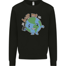 Environment Help Me Climate Change Mens Sweatshirt Jumper Black