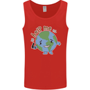 Environment Help Me Climate Change Mens Vest Tank Top Red