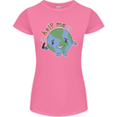 Environment Help Me Climate Change Womens Petite Cut T-Shirt Azalea