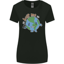 Environment Help Me Climate Change Womens Wider Cut T-Shirt Black