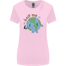 Environment Help Me Climate Change Womens Wider Cut T-Shirt Light Pink