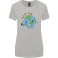 Environment Help Me Climate Change Womens Wider Cut T-Shirt Sports Grey