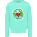 Environment Save the Ocean Stop Pollution Kids Sweatshirt Jumper Peppermint