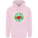 Environment Save the Ocean Stop Pollution Mens 80% Cotton Hoodie Light Pink
