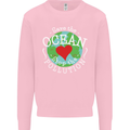 Environment Save the Ocean Stop Pollution Mens Sweatshirt Jumper Light Pink